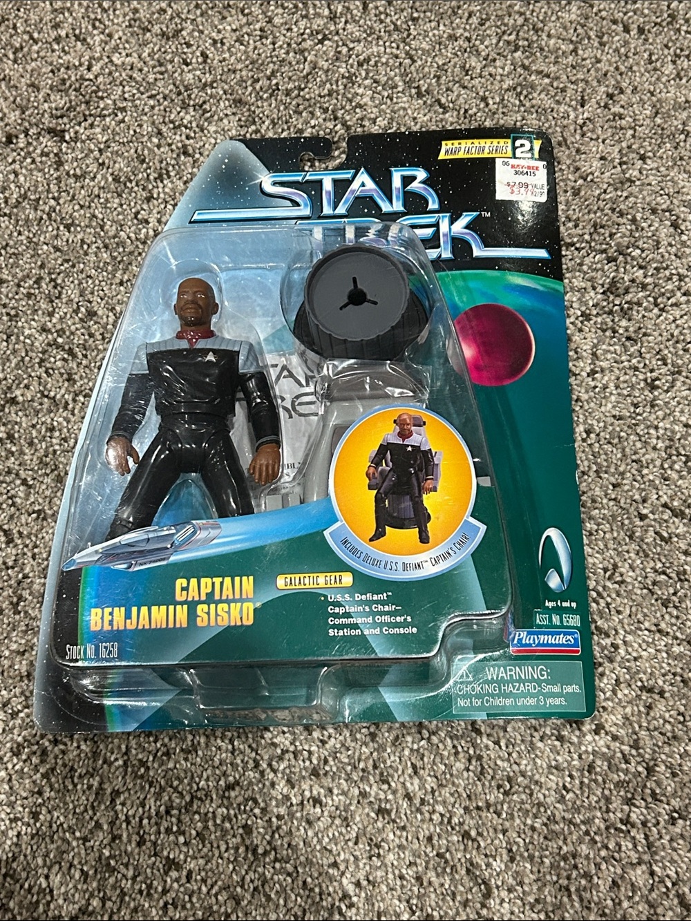 Star Trek Captain Benjamin Sisko Action Figure - Black